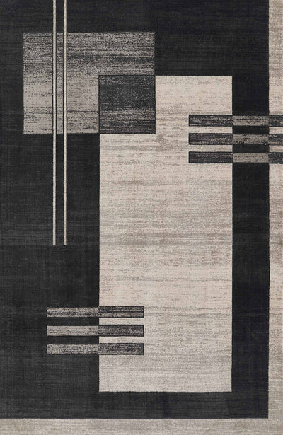 Sorelle Contemporary 5'1" x 7'7" Area Rug in Grey Indoor Area Rug | Tapis Contemporain Sorelle 5'1" x 7'7" en Gris