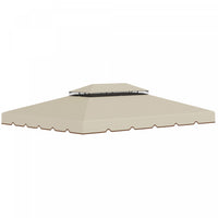 Outsunny 13.1' X 9.8' Gazebo Replacement Canopy, Gazebo Top Cover With Double Vented Roof For Garden