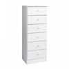 Astrid Kids 6-Drawer Tall Chest - White