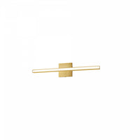 Dainolite Arandel Vanity Light 18w LED Aged Brass White Acrylic Diffuser Lamp