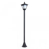 Outsunny Single Solar Lamp Post Garden Solar-powered LED Streetlight Style Outdoor Light Waterproof 5-6 Hours With Base For Lawn Pathway Walkway 47\"h