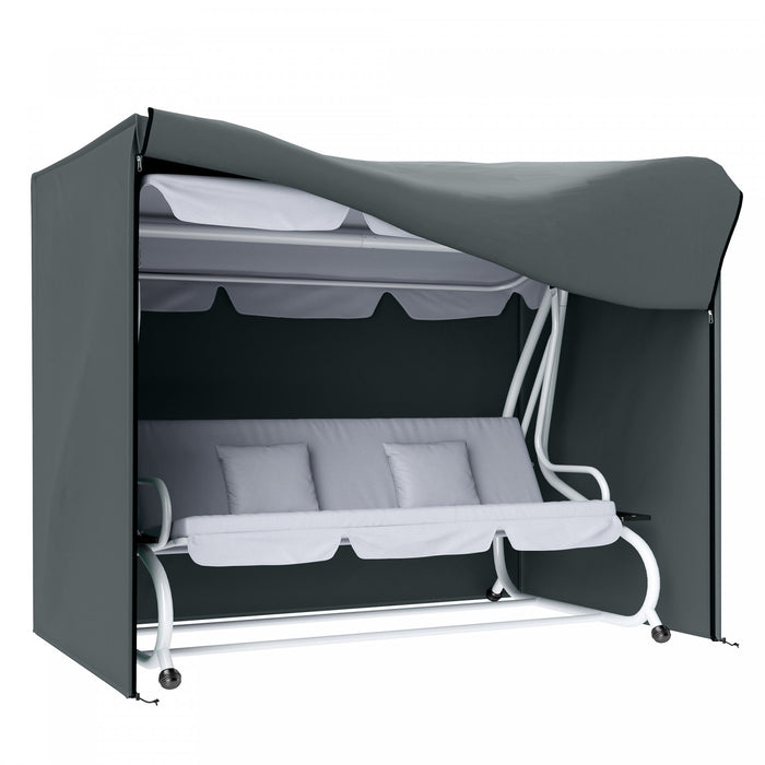Outsunny 3 Seater Garden Swing Cover, Waterproof 420D Swing Bench Cover