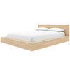 Kanso Low Platform Bed Set King Bed | Kanso Lit a Plateforme Basse avec Tete de Lit