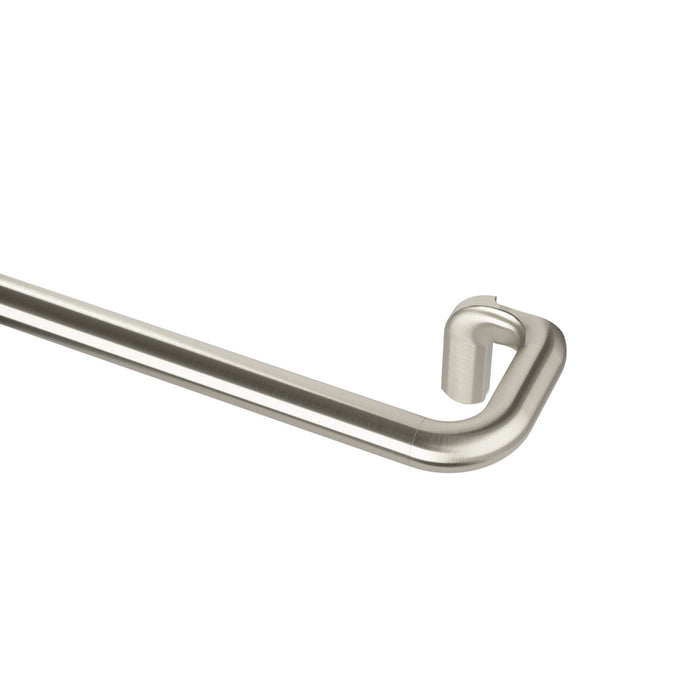 Umbra Twilight Matte Nickel Expandable Blackout 3/4\" Curtain Rod - 66\"-144\" 