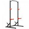 Soozier Multifunction Power Rack, Adjustable Squat Rack Stand With Pull Up Bar And Weight Plate Rack, Barbell Rack For Home Gym Weight Lifting
