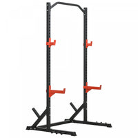 Soozier Multifunction Power Rack, Adjustable Squat Rack Stand With Pull Up Bar And Weight Plate Rack