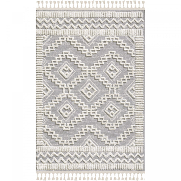 Quinto Moroccan Quatro Shag Area Rug - 5'7\" x 7'3\"
