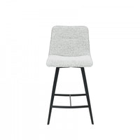 Corbin Light Grey Upholstered Bar Stool (Set of 2) 
