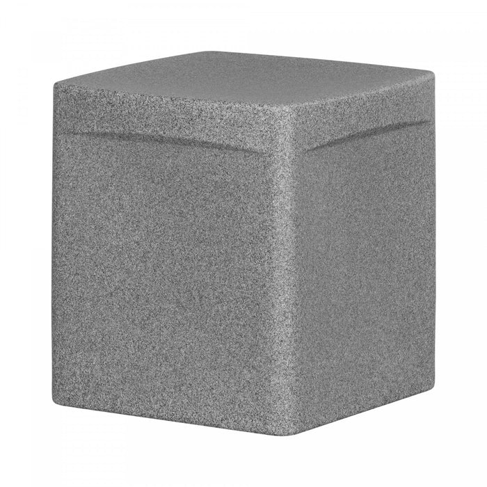 Dalya Square Outdoor Side Table - Mottled Grey