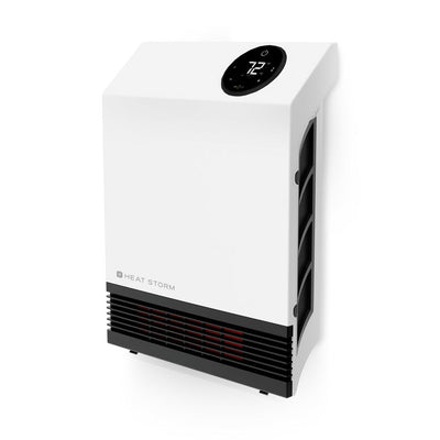 Heat Storm 1000W Infrared Wall Mount Electric Heater - White Personal Heater | Chauffage mural electrique a infrarouge Heat Storm 1000W - Blanc