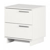 Cavalleri Nightstand with 2 Drawers - Pure White