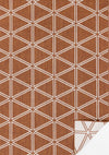 Brooke Geometric Diamond Pattern Outdoor Area Rug - 5'3\" x 7'7\"