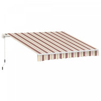 Outsunny 13' X 8' Manual Retractable Patio Awning Sun Shade Outdoor Deck Window Door Canopy Shelter 