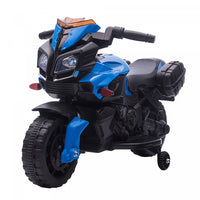 Aosom Kids Ride On Motorcycle, 6v Electric Battery Powered Dirt Bike W/ Training Wheels, Gift For Ch