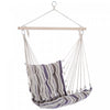Outsunny Portable Hanging Woven Hammock Seat Rope Swing Chair Sleeping Bed For Outdoor Garden Yard Camping Brown