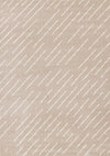 Covington Beige Cream Diagonal Rain Streaks Design Rug, 7'10\" x 10'6\" Indoor Area Rug