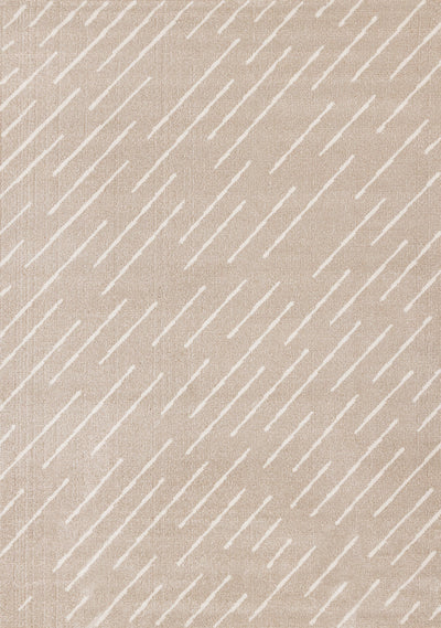Covington Beige Cream Diagonal Rain Streaks Design Rug, 7'10" x 10'6" Indoor Area Rug | Tapis Covington a design pluie, 7'10" x 10'6"