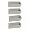 Dalya 4-Piece Outdoor Wall Planter - Greige