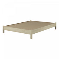 Step One Essential Queen Platform Bed - Bleached Oak 