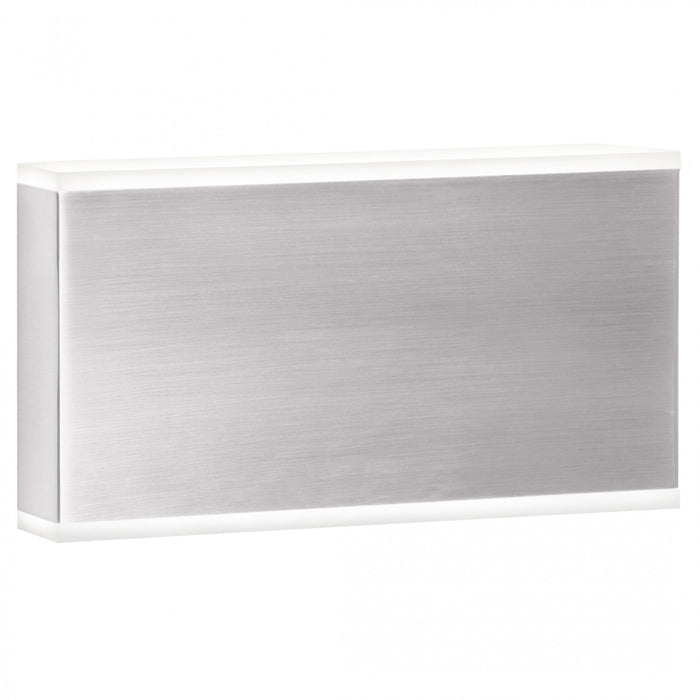 Dainolite Emery LED Wall Sconce 20w Satin Chrome Frosted Acrylic Diffuser Lamp