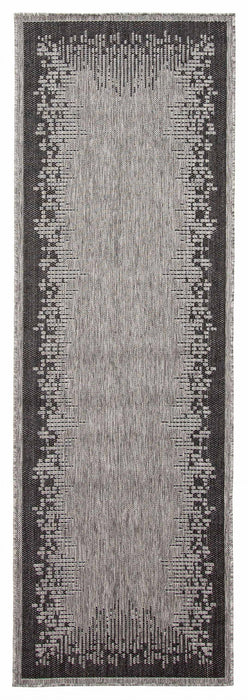 Edge Grey Area Rug - 2'8\" x 8'2\"