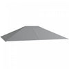 Outsunny 10' X 13' Gazebo Canopy Replacement, Outdoor Gazebo Cover Top Roof Replacement With Vents And Drain Holes, (top Cover Only), Light Grey