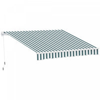 Outsunny 8' x 7' retractable awning, patio awnings, sunshade shelter with 280g/m² Uv & Water-resista