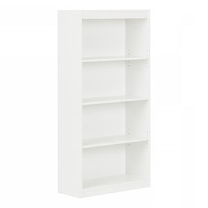 Axess 4-Shelf Bookcase - Pure White