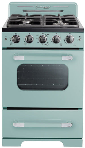 Classic Retro by Unique 24-Inch Convection Gas Range - UGP-24CR T