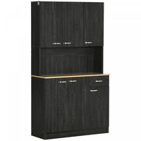 HOMCOM Modern Buffet with Hutch, Kitchen Cabinet with Storage Cupboard