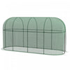 Outsunny 9.8' X 3.3' Plant Protector Tent, Crop Cage With Ground Stakes