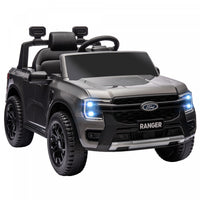 Qaba Ford Ranger Licensed 12v Powered Ride-On Car With Rear Storage, Battery Powered Kids Electric C
