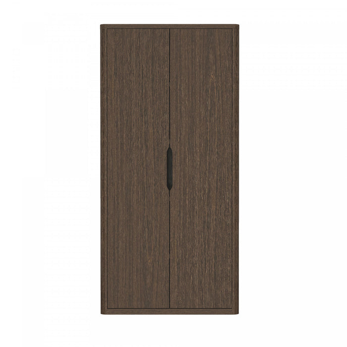 Rivington Modern 38\" Bookcase Cabinet in Walnut