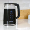 Kenmore Double Wall Digital Glass Kettle with Touch-Activated Controls - KKTKDB1.7L | Bouilloire numérique Kenmore en verre à double paroi avec commandes tactiles - KKTKDB1.7L