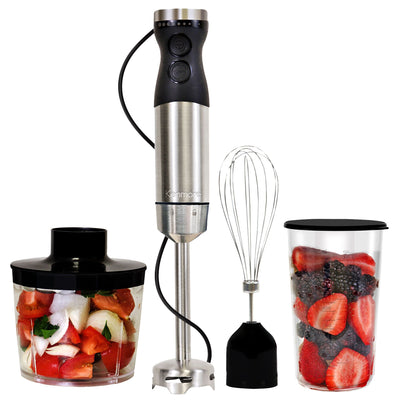 Kenmore 5pc Set Immersion Blender - KKIBC5-SS | Ensemble de mélangeur immersif Kenmore de 5 pièces - KKIBC5-SS