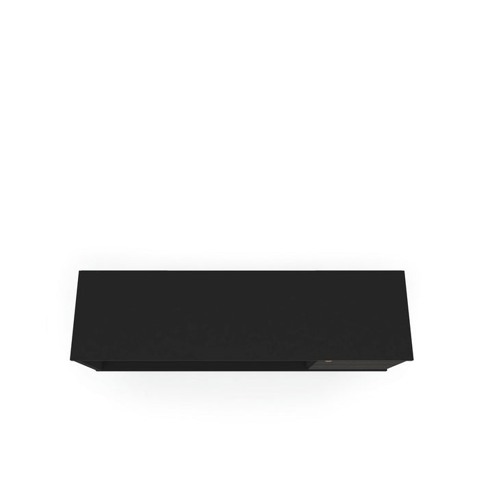 Manhattan Comfort Liberty 53.14\" Mid-Century Modern TV Stand with 5 Shelves & 1 Door - Black