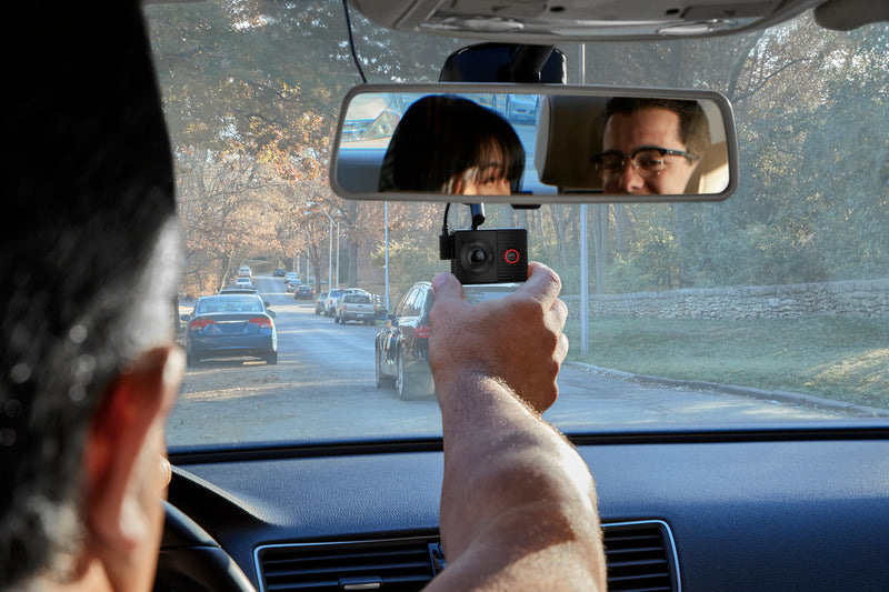 Garmin Dash Cam™ Tandem - Night Vision With Nightglo™, 180° Interior View With Clear Night Recording