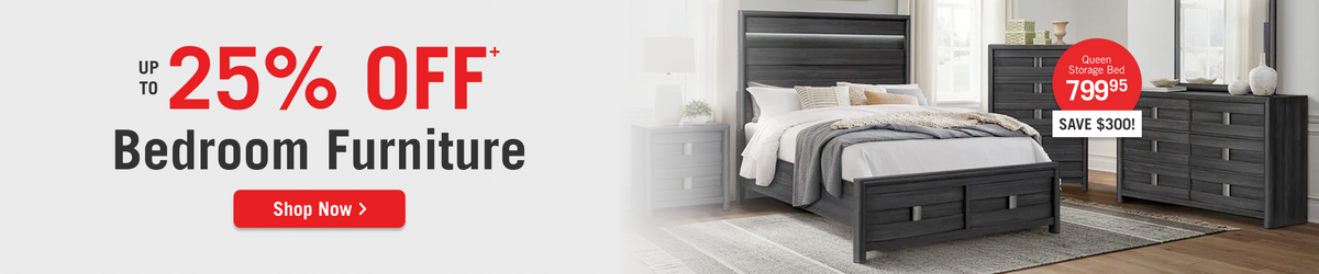 Up to 25% Off Bedroom Furniture at The Brick! Shop Now!