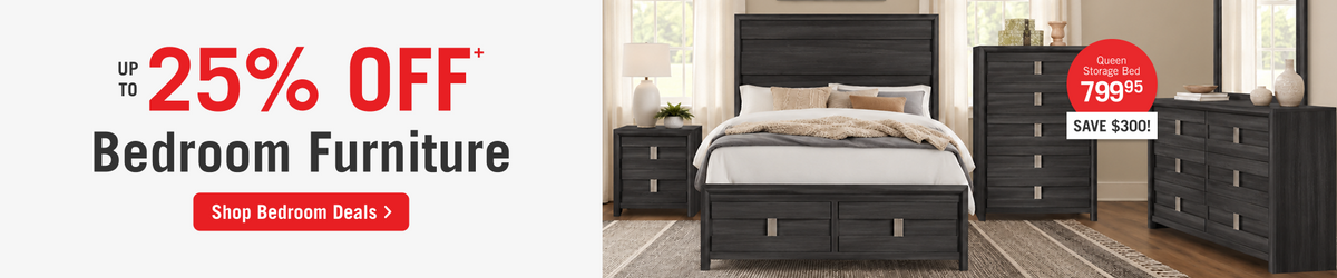 Up to 25% Off Bedroom Furniture at The Brick! Shop Now!