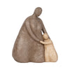 Resin 10\" Parent and Child - Brown