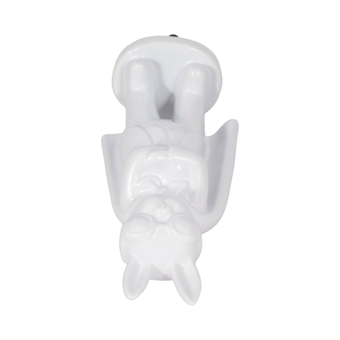Ceramic 10\" Super Dog - White