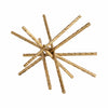 Iron 9\" Abstract Bar Tabletop Decor - Gold