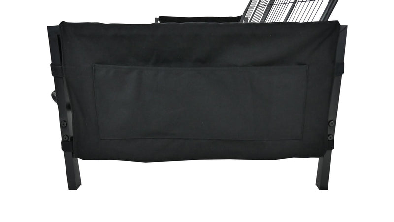 DHP Fairview Storage Futon with 6\" Mattress - Black
