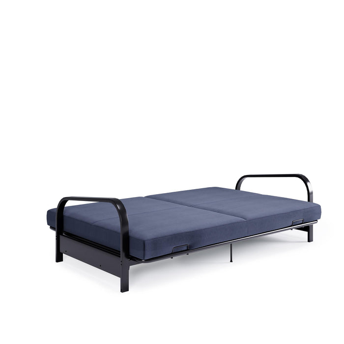 Dorel Home Mainstays Metal Arm Futon - Blue