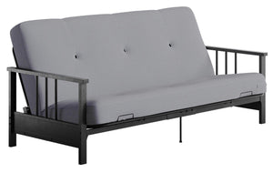 Harlow Full Metal Arm Futon with 6