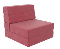 Novogratz The Flower Microfiber Modular Chair & Lounger - Pink