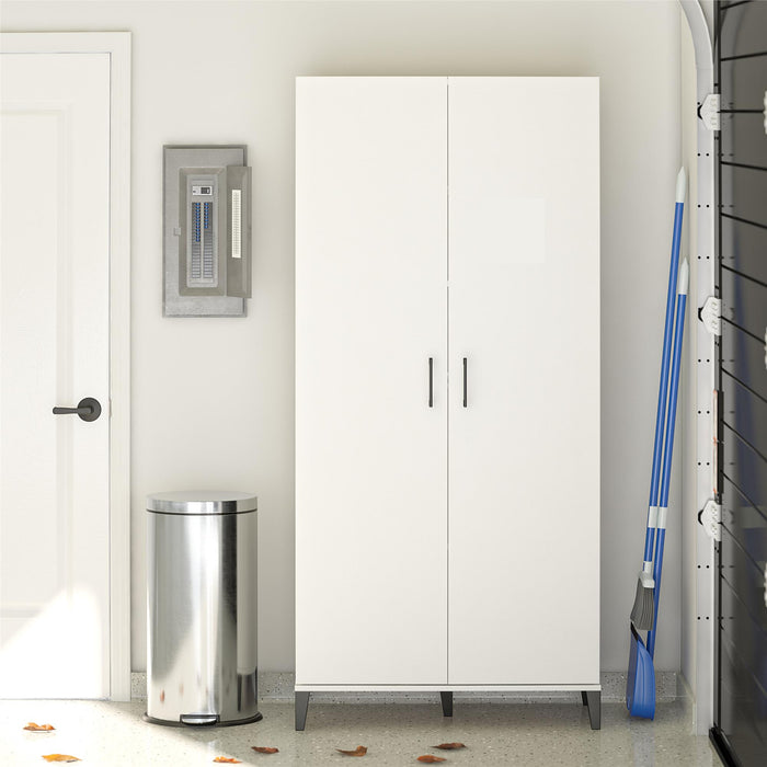 Ameriwood Home Flex Tall Storage Cabinet - White