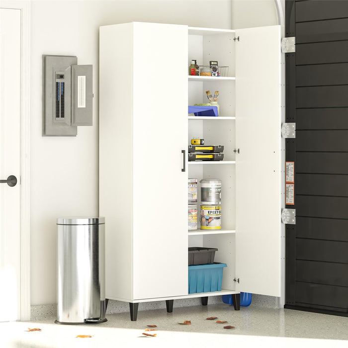 Ameriwood Home Flex Tall Storage Cabinet - White