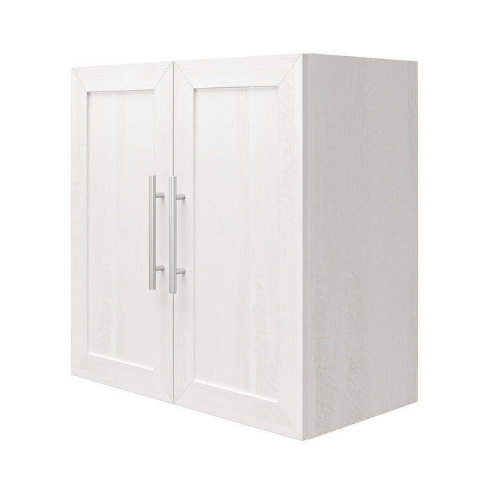 Ameriwood Home Camberly Framed 24\" Wall Cabinet - Ivory Oak