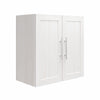Ameriwood Home Camberly Framed 24\" Wall Cabinet - Ivory Oak